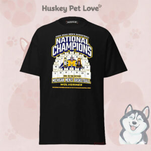 Michigan Wolverines Men’s Basketball National Champions 2026 Hail To The Victors Jersey T-Shirt