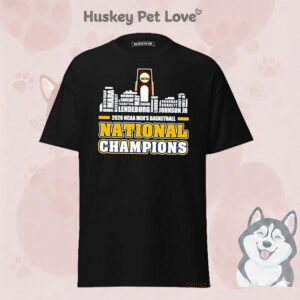 Michigan Wolverines Men’s Basketball National Champions 2026 Player Name City Skyline T-Shirt