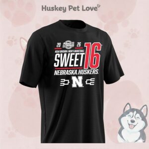 Nebraska Cornhuskers 2026 NCAA Di March Madness Sweet 16 T-Shirt
